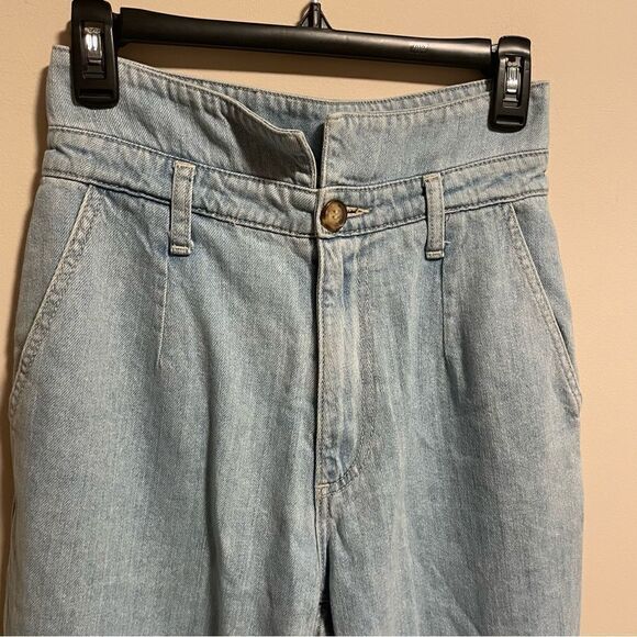 Reformation Cinch Paperbag Straight Leg Jeans- Size 25 - Picture 5 of 11